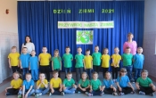 Dzieci z oddzialu przedszkolnego podczas wystepow artystycznych z okazji Dnia Ziemi 3
