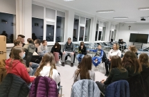 Udzial w zajeciach Wieczor nauki w ZSR CKP Kaczki Srednie 33