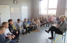 Udzial uczniow klasy I w kampanii Mala ksiazka- wielki czlowiek (5)