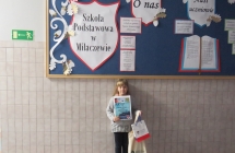 Uczennica klasy I, ktora otrzymala wyroznienie w konkursie Zlap za stery do swojej kariery (1)