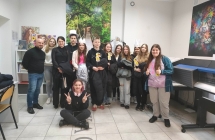 Uczniowie klasy VIII SP w Milaczewie podczas Wieczoru Nauki w ZSR CKP Kaczki Srednie (31)