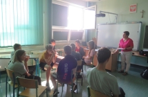 Uczniowie SP w Milaczewie podczas warsztatow . Prpfilaktyka agresji. Rozwiazywanie konfliktow rowiesniczych (7)