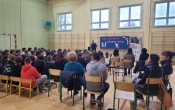1.Uczniowie sp Malanow, Milaczew, Dziadowice  podczas spotkania profilaktycznego Nie zmarn