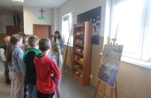 Uczniowie klas I-III SP w Milaczewie podczas wystawy Pasji w CKiBP w Malanowie (11)