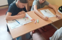 Uczniowie klasy IV SP w Milaczewie realizujacy program Bieg Po Zdrowie (1)