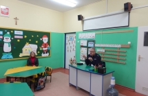 spotkanie z policjantem SP Milaczew (1)