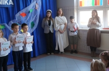 Pasowanie na czytelnika biblioteki szkolnej.