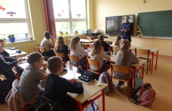 Spotkanie z policjantem SP Milaczew (1) (1)
