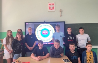 Uczniowie klasy 6- program Iskra Odpornosci