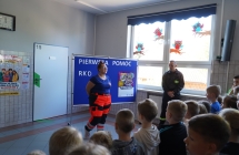 Udzial dzieci z oddzialu przedszkolnego oraz uczniow klas I-VIII SP w Milaczewie w Biciu R (6)