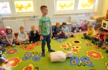 Udzial dzieci z oddzialu przedszkolnego oraz uczniow klas I-VIII SP w Milaczewie w Biciu R (12)